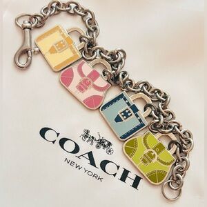 Coach Purse Charm Bracelet